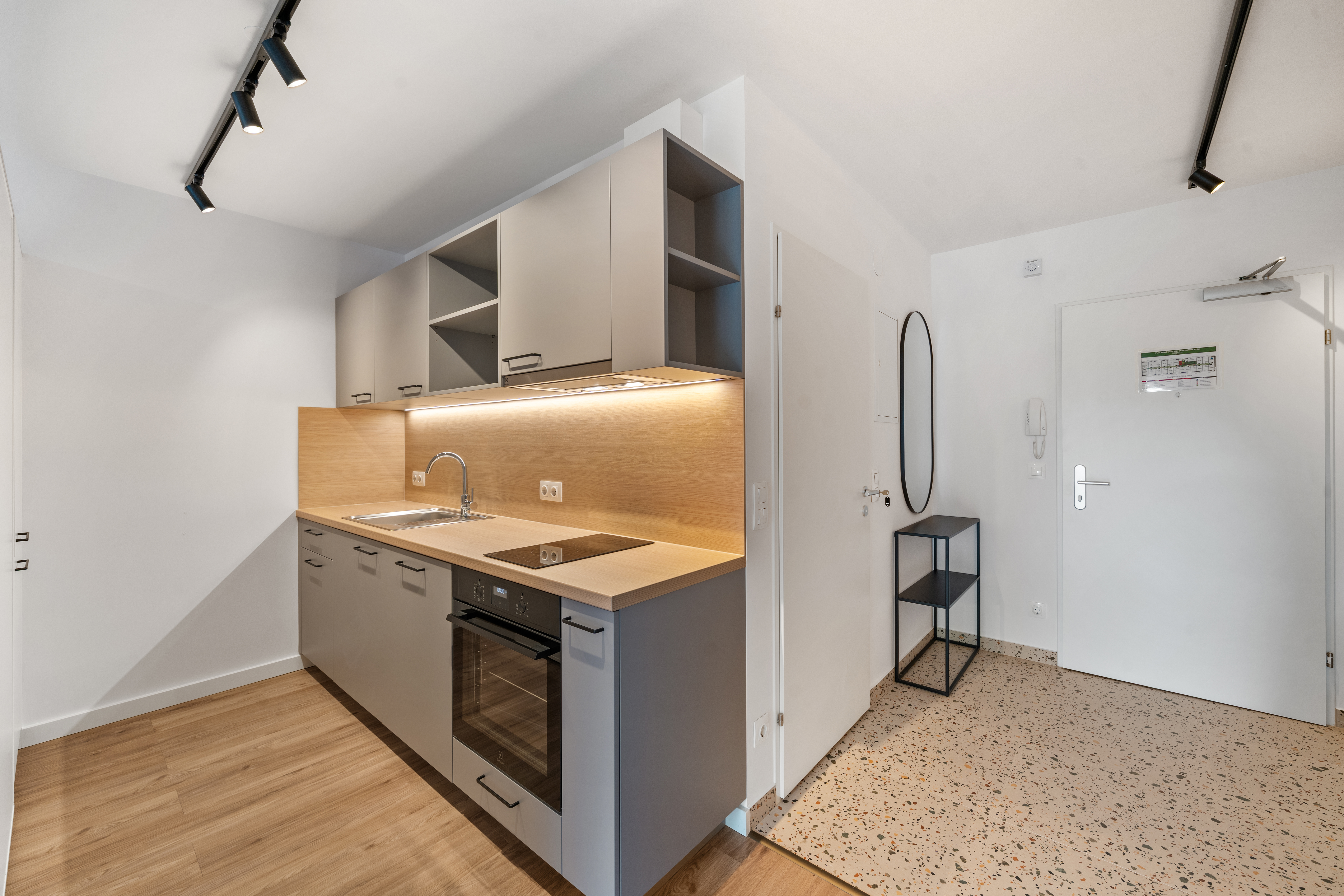 Standard Apartment Leopoldtower Studio Wohnung Innenaufnahme