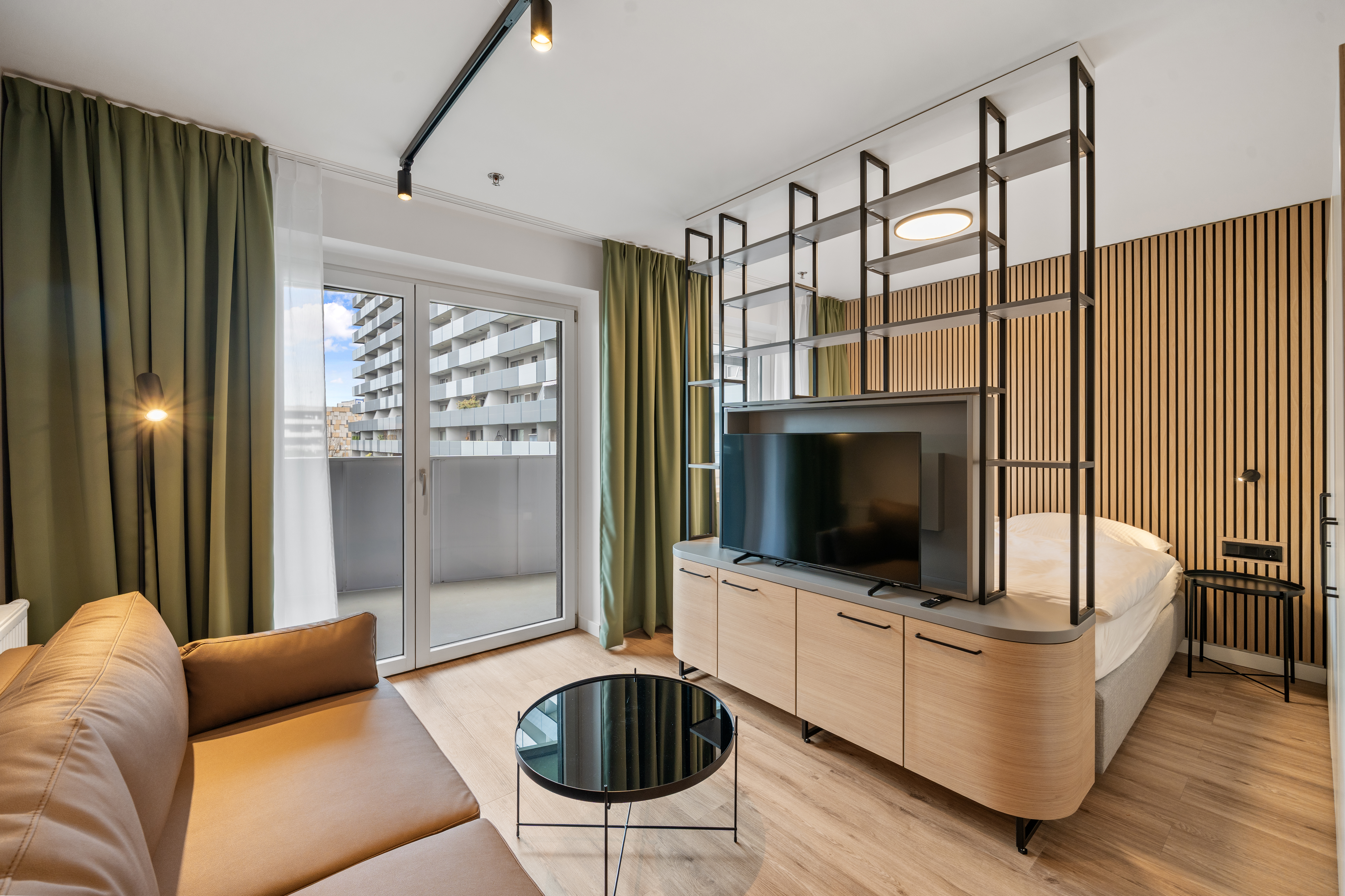 Standard Apartment Leopoldtower Studio Wohnung Innenaufnahme