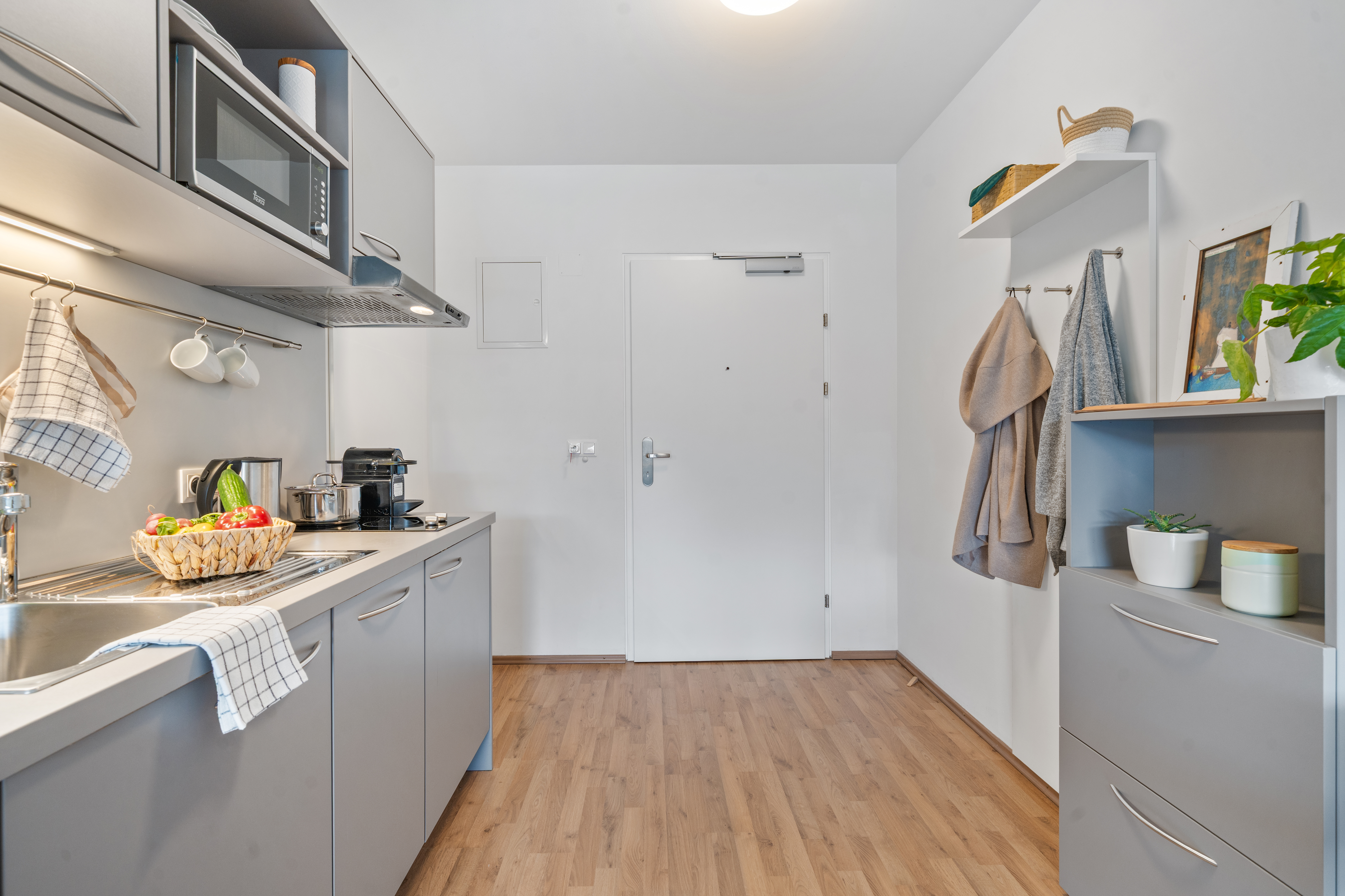 Moderate Apartment MesseNord Medium Wohnung Innenaufnahme